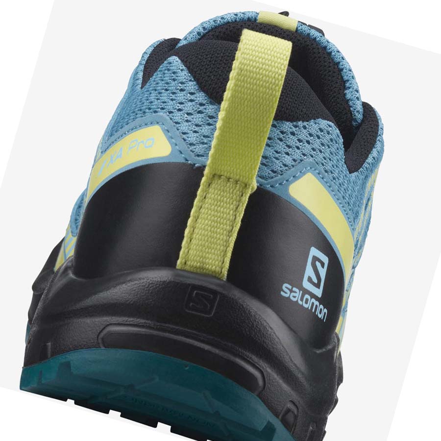 Salomon XA PRO V8 Çocuk Patika Koşu Ayakkabısı Mavi | TR 2031LIS